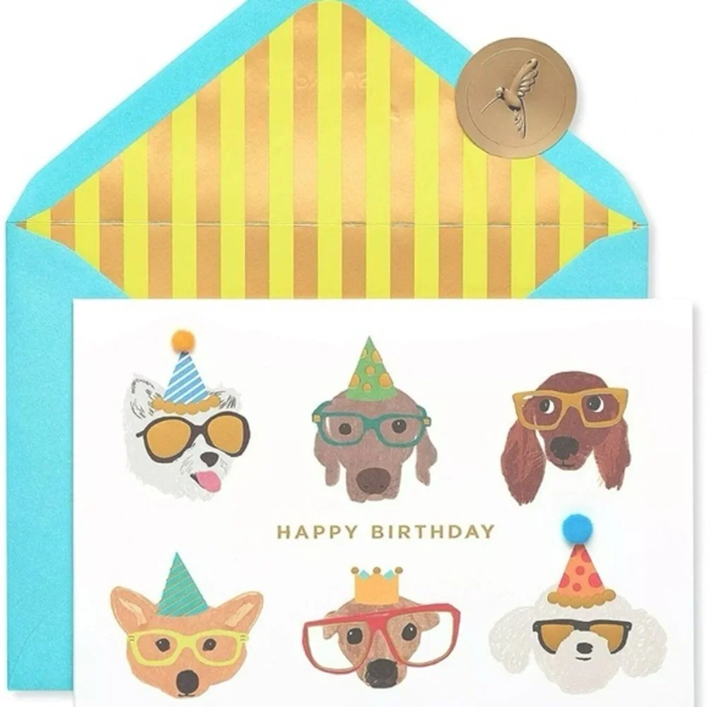 🆕Papyrus Doggie Bags And Birthday Greeting Card Bundle